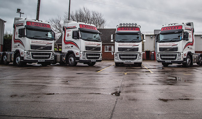 For over 30 years Lavery Transport Ltd has been a leading provider of road haulage and distribution services throughout Ireland the UK )